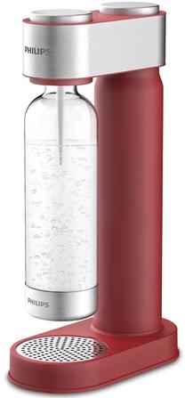 Gazuotų gėrimų gaminimo aparatas Philips ADD4902RD/10, 23.95 cm, 1 l, raudona sp.