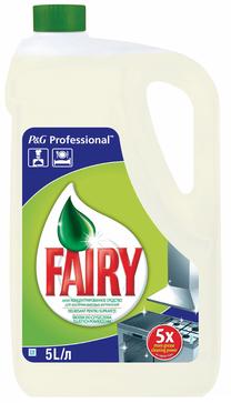 Valymo priemonė Fairy, riebalų ir dėmių šalinimui, 5 l