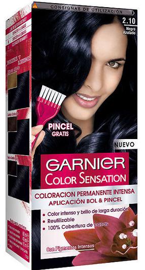 Kраска для волос Garnier Color Sensation, negro azulado цв., Negro Azulado 2.10, 110 мл