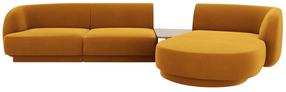 Mooduldiivan Micadoni Miley Blu68, kollane v., parem, 300 x 145 cm x 70 cm