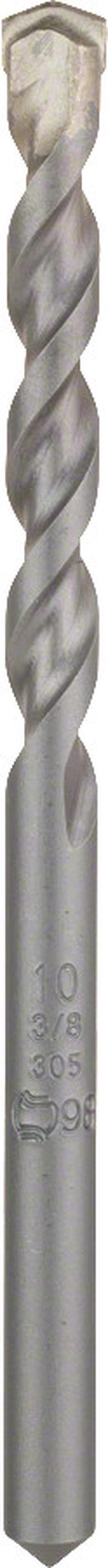 Betono grąžtas Bosch Silver Percussion 2608597899, betonui, sraigtinis, cilindrinis, 10 mm x 15 cm