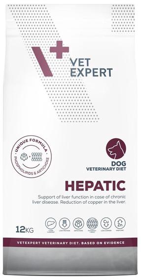 Сухой корм для собак VetExpert Hepatic, мясо птицы, 12 кг
