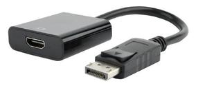 Adapteris Gembird Displayport to HDMI HDMI female, Display port male, 0.1 m, melna krās.