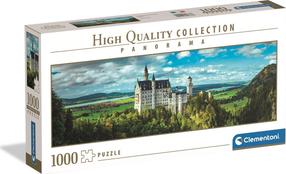 Dėlionė Clementoni Panorama The Neuschwanstein Castle 39883, 33 cm x 98 cm, 1000 vnt., įvairių spalvų
