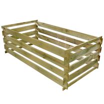 Komposto dėžė iš palečių VLX, 160 cm x 80 cm x 58 cm