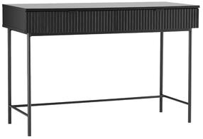 Rašomasis stalas Home4you Sequence 45160, 120 cm x 50 cm, 79 cm, juoda sp.