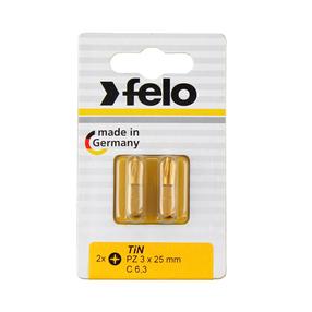 Набор битов для отверток Felo 2103067, PZ3, 25 мм