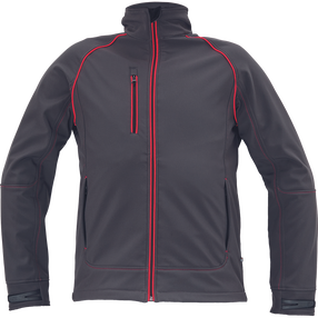 Darba jaka vīriešu Safeworker Reusel, antracīta krās./sarkana krās., 3XL izmērs