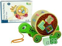 Lavinimo žaislas Muqiy Toys Pull-out sorter Turtle, įvairių spalvų