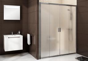 Стенка для душа Ravak Blix BLDP4 - 120, 121 см x 190 см, серебристый цв./прозрачный