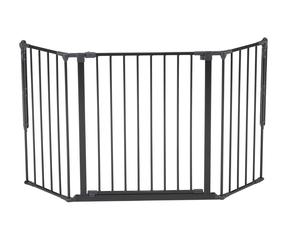 Drošības vārtiņi BabyDan Olaf M, 90 - 140 cm x 71 cm, melna krās.