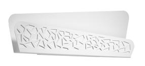 Lampa sienas Sollux Antares Triangular 10516332, G9, 2 x 40 W, balta krās. / balta krās.