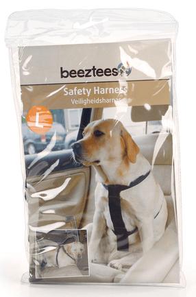 Petnešos šunims Beeztees Safety, juoda sp., 750 - 900 mm, L