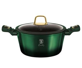 Kastrul Berlinger Haus Emerald BH/6058, Ø24 cm, 4.1 l, must v.