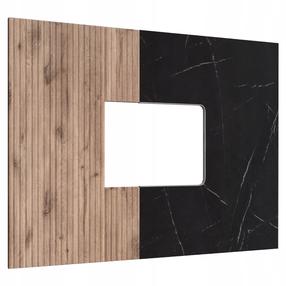 Paneelid ASM Cannes, 160 cm x 1.6 cm, 118 cm, must v./vicking oak v.