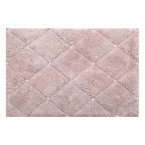 Vonios grindų kilimėlis Chic DZ-02, rožinė sp., 70 cm x 50 cm