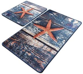 Vonios kilimėlių rinkinys Foutastic Stella 359CHL2480, įvairių spalvų, 100 cm x 60 cm