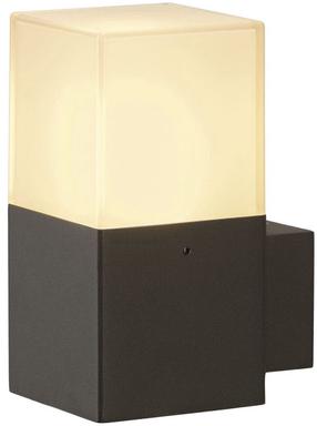 Sieninis lauko šviestuvas SLV Grafit, 11W, E27, IP44, antracito sp., 8.5 cm x 17 cm