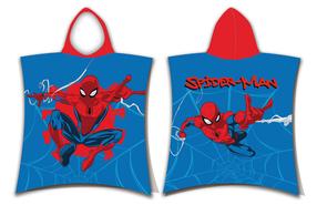 Пончо Spiderman Webshot, синий цв./красный цв., 115 см x 50 см