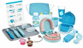 Žaislinis daktaro rinkinys, odontologo rinkinys Melissa & Doug Super Smile, įvairių spalvų