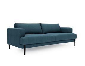 Sofa Polak Meble Deluxe, mėlyna sp., 210 x 92 cm x 80 cm