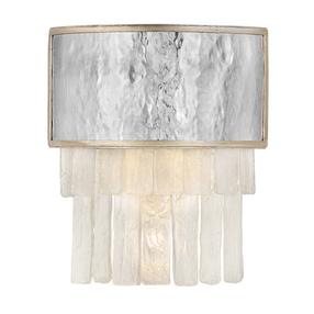 Šviestuvas sieninis Elstead Lighting Reverie, E14, 2 x 40 W, balta sp. / aukso sp.