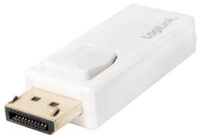 Adapter Logilink 4K Displayport to HDMI Display port male, HDMI female, valge v.