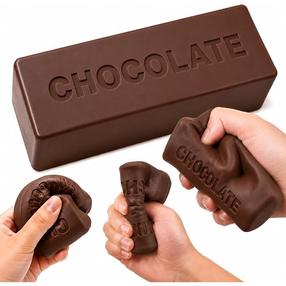 Sensorā rotaļlieta Chocolate, 4 cm, brūna krās.