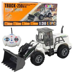 Raadiojuhitav ekskavaator Lean Toys Truck 250, valge v.