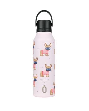 Termopudele Runbott Mii Bulldog, 0.6 l, rozā krās./brūna krās.