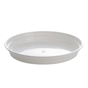 Lėkštelė vazonui Uniplastex UPO18, balta sp., 18 cm