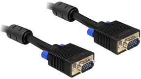 Laidas Delock VGA / VGA VGA 15 pin male, VGA 15 pin male, 10 m, juoda sp.