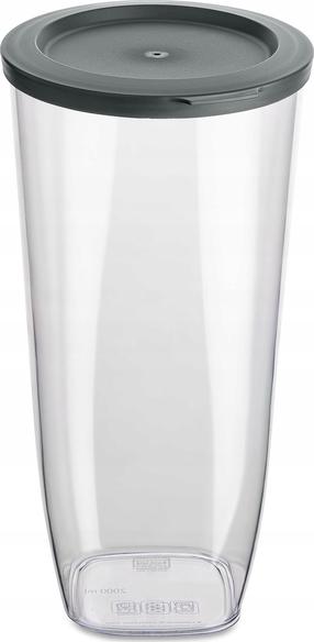 Pārtikas uzglabāšanas trauks Koziol Connect, 2 l, 13.2 cm x 12.5 cm, caurspīdīga krās.