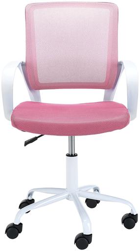 Laste töötool Akord Furniture Factory OCFD-6/W-P, 47 x 46 x 81 - 93 cm, valge v./roosa v.