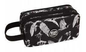 Penalas CoolPack Primus Birds, 23 cm x 11 cm, juoda sp./pilka sp.