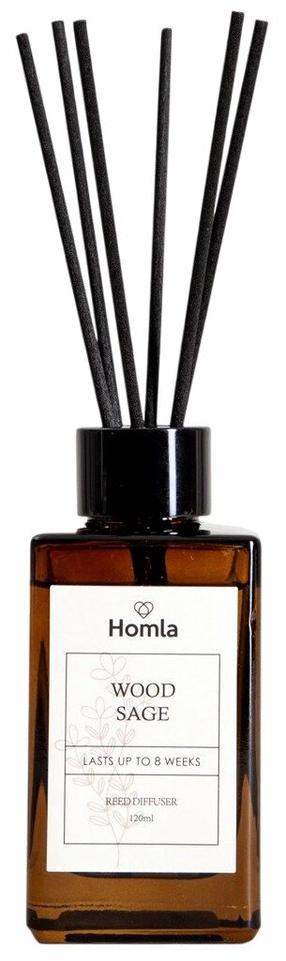 Mājas aromatizētājs Homla Verde Wood Sage, 120 ml Brūna krās.