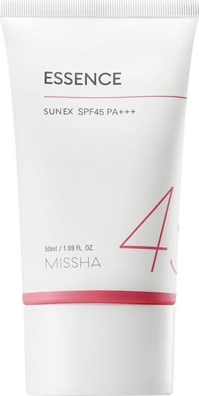Päevituse hoolduskreem tooted näole Missha All Around Safe Block Essence SPF45, 50 ml