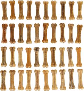 Skanėstas šunims Flamingo R'Hide Bone, buivolo oda, 1 kg, 40 vnt.