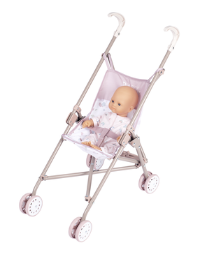 Коляска для кукол Smoby, белый цв./розовый цв.