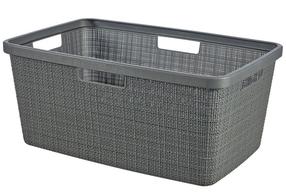 Veļas grozs Curver, 46 l, pelēka krās., 39 cm x 59 cm x 25 cm