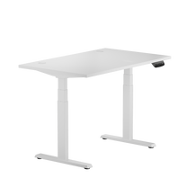 Datorgalds regulējams augstums Up Up Thor W-57021PT/W-D32-80M, 120 cm x 75 cm, 62 - 128 cm, balta krās.