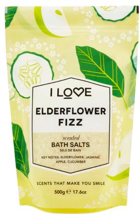 Vonios druska I Love Elderflower Fizz, 500 g
