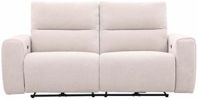 Sofa-reklaineris Home4you Matias 23796, šviesiai smėlinė, 90 x 202 cm x 100 cm