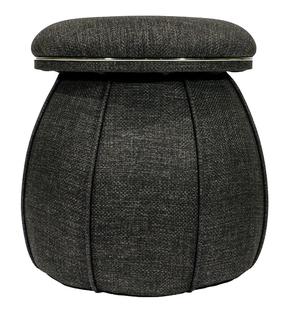 Pufas Kayoom Corin 125 COGDE-BLK, juoda sp./grafito sp., 51.5 cm x 51.5 cm x 55 cm