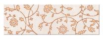 Plytelės, keraminės MONA BEIGE BORDER 8X25 (14), 25 cm x 8 cm, aukso sp./balta sp./įvairių spalvų