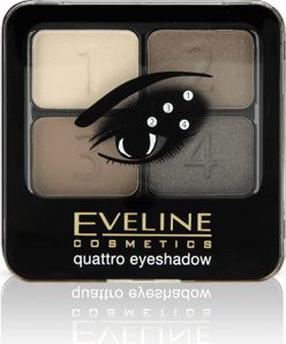 Acu ēnas Eveline Quattro, 5.2 g, brūna krās. 10