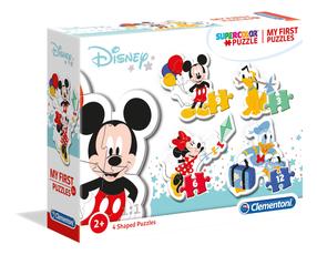 Dėlionė 4in1 Clementoni Mickey Mouse My First Puzzle, 26 cm x 21 cm, 12 vnt., įvairių spalvų