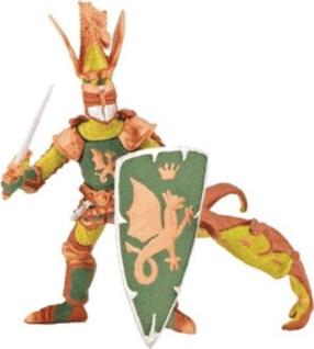 Фигурка-игрушка Papo Weapon Master Dragon 401299, 10 см, золотой цв./зеленый цв.