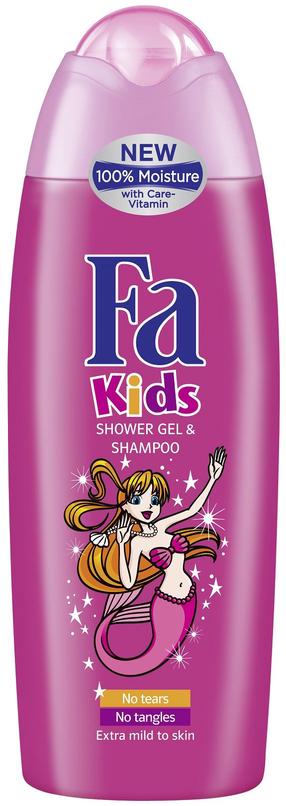 Bērnu dušas želeja Fa Mermaide, 250 ml