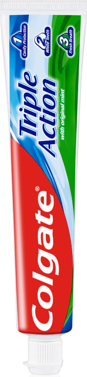 Zobu pasta Colgate Triple Action, piparmētru garša, 75 ml